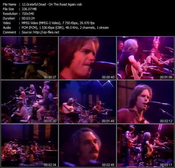 Grateful Dead видеоклип(VOB)